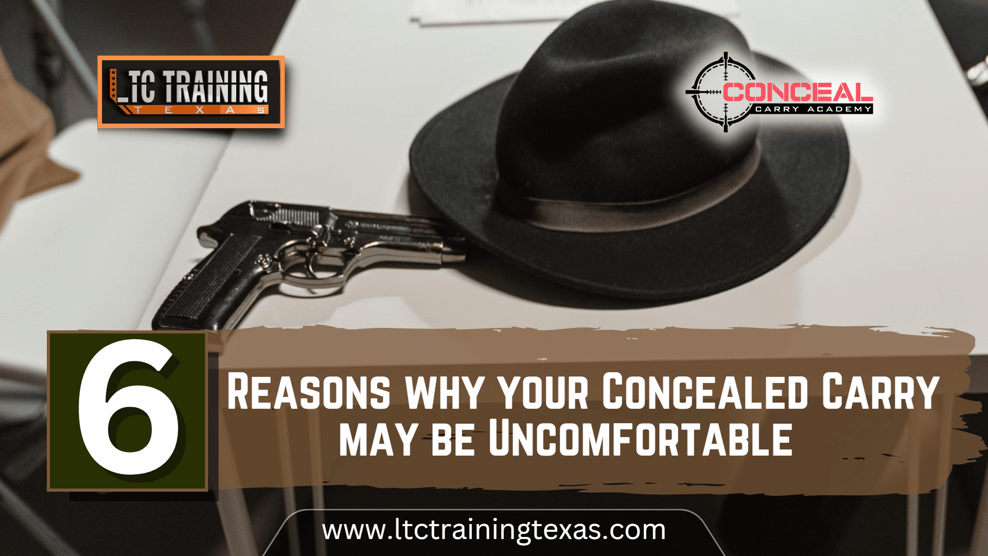 6 Reasons why your Concealed Carry may be Uncomfortable