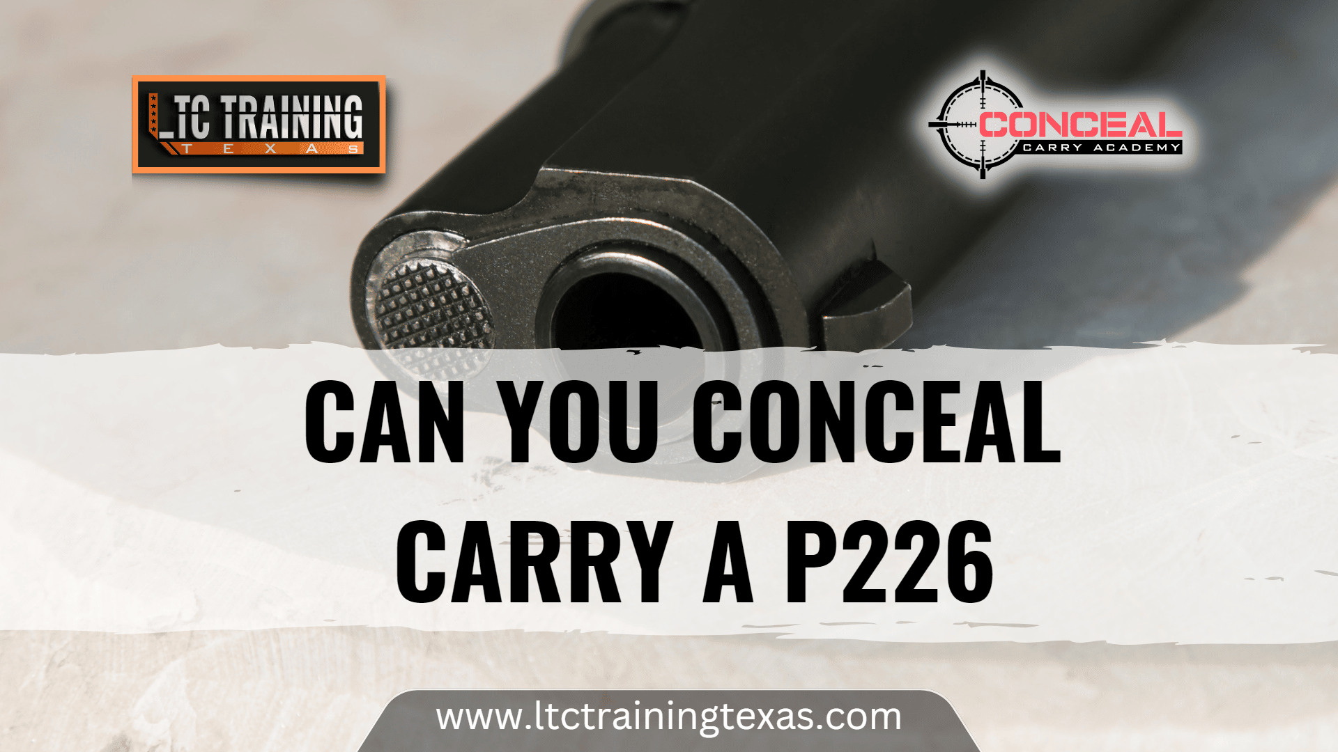 You are currently viewing Can you Conceal Carry a P226?